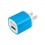TRAVEL CHARGER 1A5V USB CHARGER BLUE